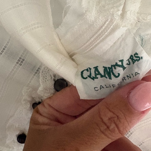 Cream Maxi Dress with Red Rose Embroidery - Picture 3 of 9